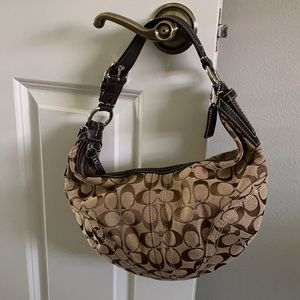 Coach Signature hobo bag
